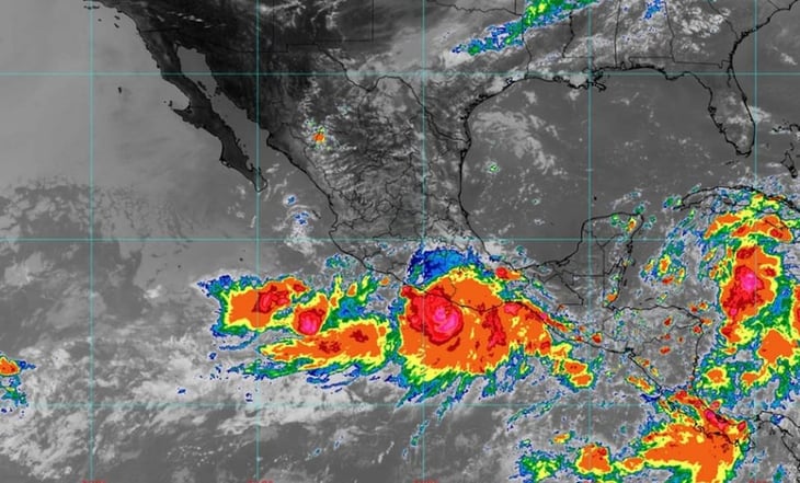 Declaran Alerta Naranja en Oaxaca por huracán John; se prevé impacte en Puerto Escondido