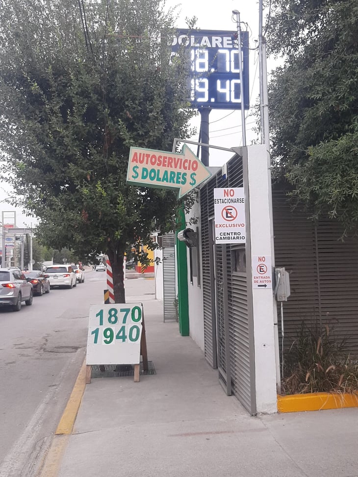 Estabilidad en la frontera del peso-dólar por debajo de los 20 pesos