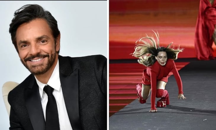 Eugenio Derbez bromea con caída de Belinda en desfile de París con peculiar video