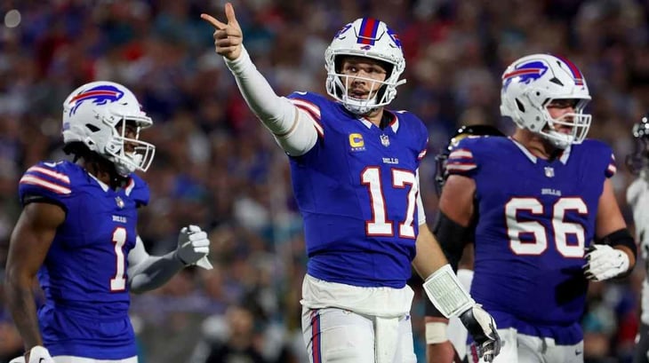 Josh Allen casi perfecto contra unos débiles Jaguars