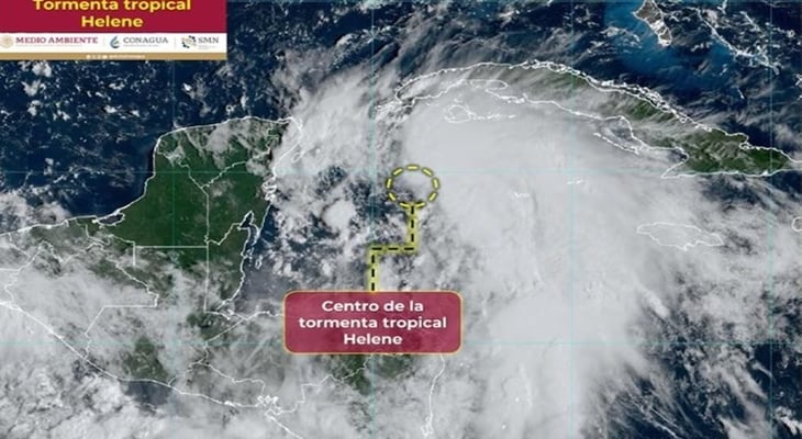 Declaran Alerta Amarilla en 4 municipios de Quintana Roo por 'Helene'