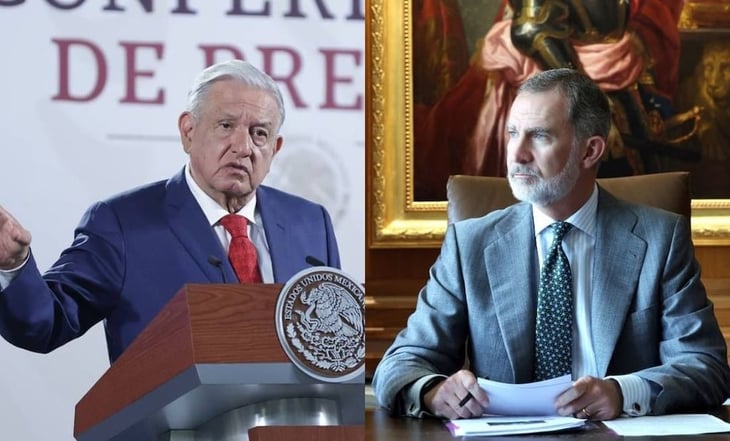 AMLO respalda a Sheinbaum por no invitar al rey Felipe a su toma de protesta