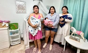 Tres hermanas dan a luz el mismo día en Altamira, Tamaulipas; caso se vuelve viral