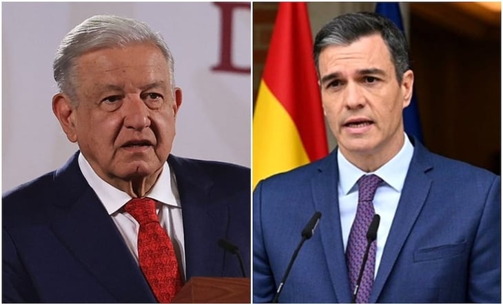 AMLO acusa al presidente de España de 'faltarle el respeto' a Sheinbaum