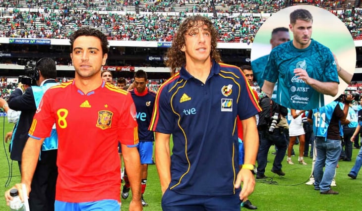 Xavi Hernández y Carles Puyol ven futuro prometedor a Santi Giménez