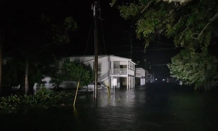 VIDEO: Así se vio el impacto de Helene en Florida donde suman 26 muertos