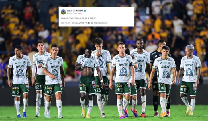 Jesús Martínez manifestó en redes sociales su molestia tras anularle dos goles al León