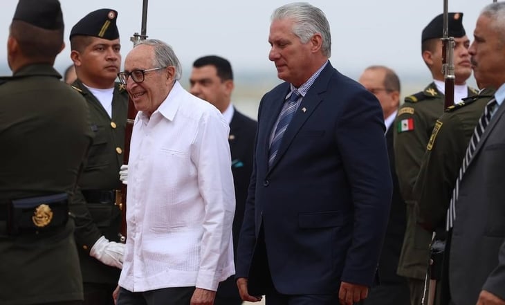 Presidente de Cuba, llega a México para investidura de Sheinbaum