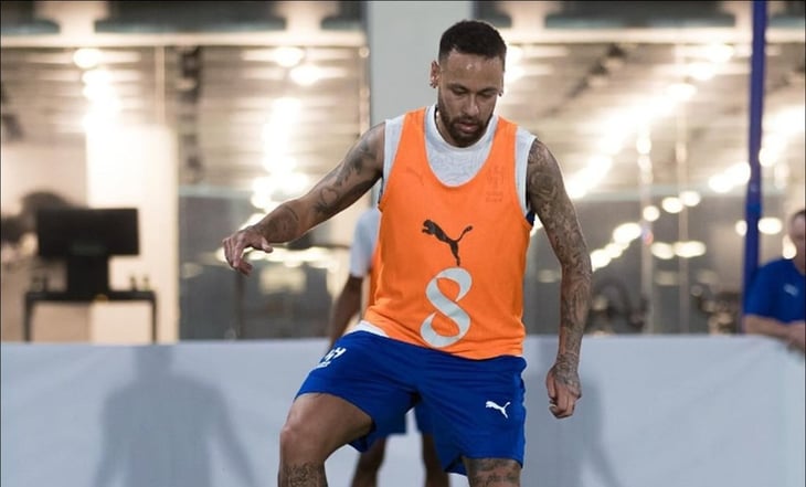 Neymar regresa a los entrenamientos casi un año después de la grave lesión en la rodilla