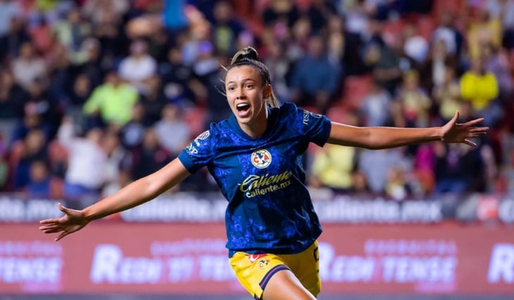 Priscila Da Silva hace su primer gol en la Liga MX Femenil y América golea a Tijuana