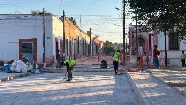 Solo un 25% de avance en calle General Cepeda