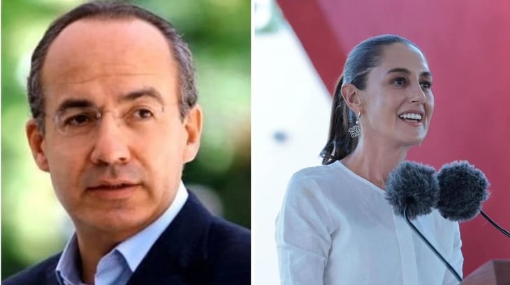 Felipe Calderón pide a Sheinbaum ser una auténtica jefa de Estado