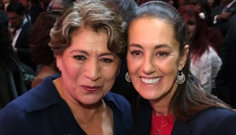 Delfina Gómez felicita a Sheinbaum por toma de posesión