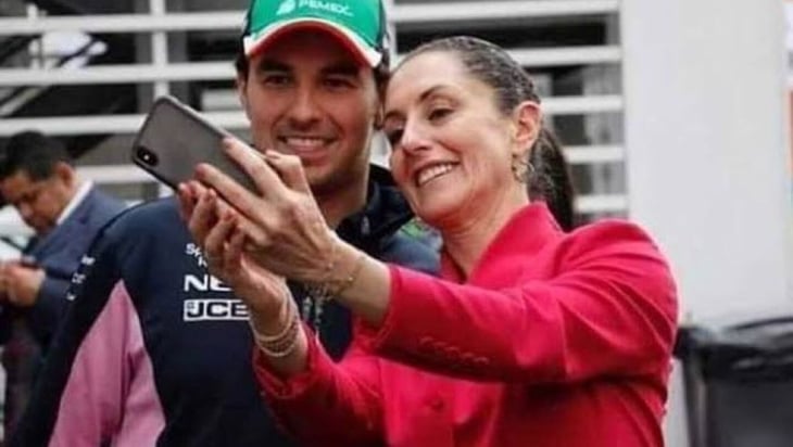 Checo Pérez dedica mensaje a Claudia Sheinbaum y pide a los mexicanos 'ser más unidos'