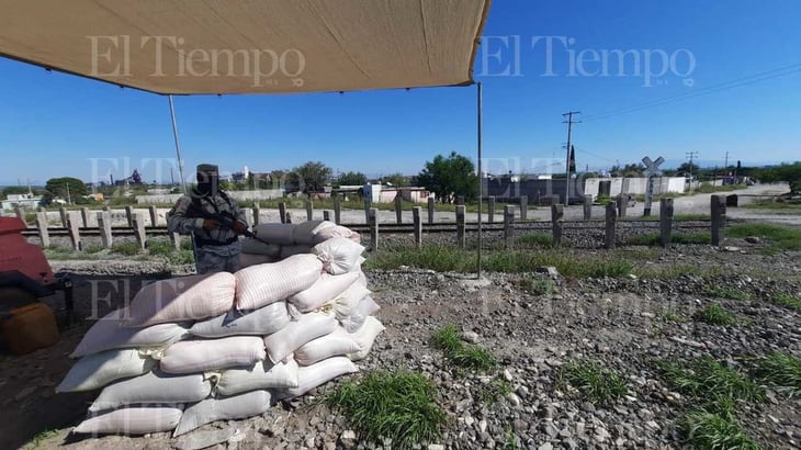 GN con puesto de comando a orillas de las vías refuerza seguridad del tren