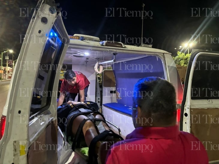 Accidente en la Zona Centro de Frontera deja dos heridos