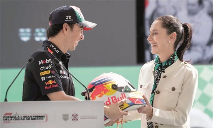 Checo Pérez dedica mensaje a Claudia Sheinbaum y pide a los mexicanos 'ser más unidos'