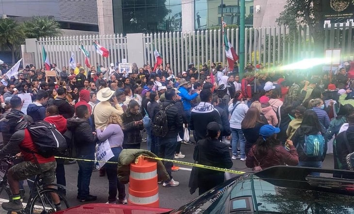 Trabajadores del Poder Judicial se manifiestan contra reforma en el CJF