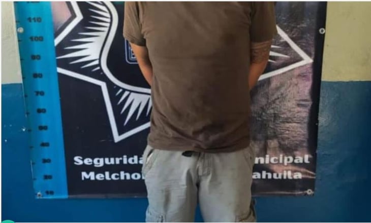 Detienen a ladrón de negocio en Muzquiz