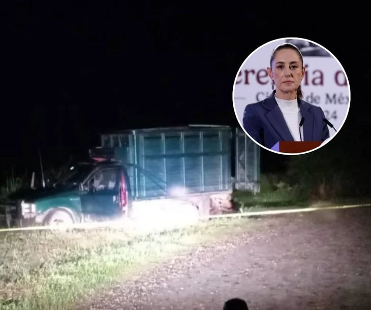 Claudia Sheinbaum lamenta muerte de 6 migrantes a manos del Ejército