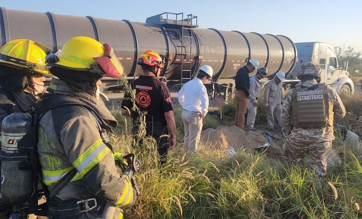 Encuentran toma clandestina en ducto de Pemex en Escobedo, Nuevo León