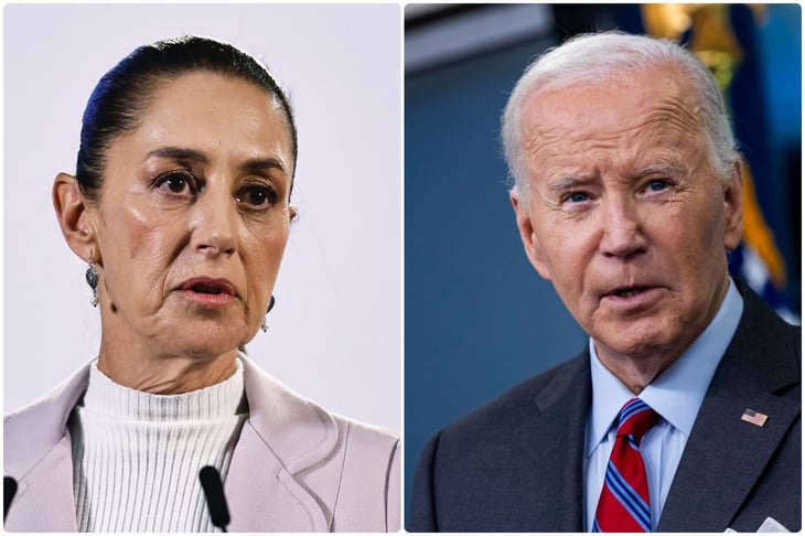 Claudia Sheinbaum recibe llamada de Joe Biden