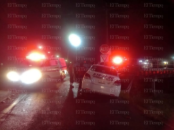 Taxista choca contra muro tras intentar evadir filtro anti alcohol 