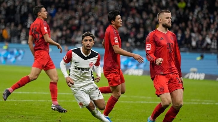 ¡Con final dramático! Bayern Munich deja ir la victoria ante el Eintracht Frankfurt