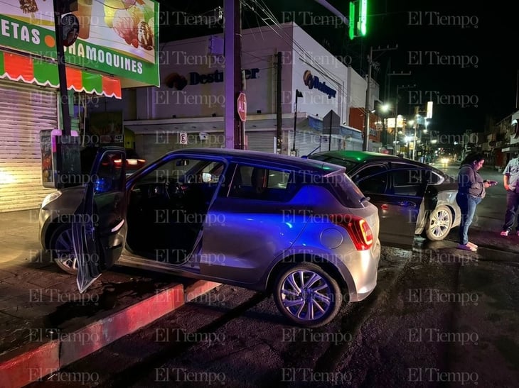 Dama desata mayúsculo choque en la Zona Centro de Monclova