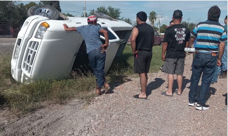 Volcadura el domingo dejo como saldo un lesionado