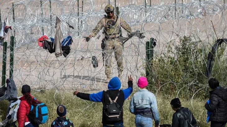 Polémica por disparos de goma de militares de Texas contra Migrantes en el Río Bravo