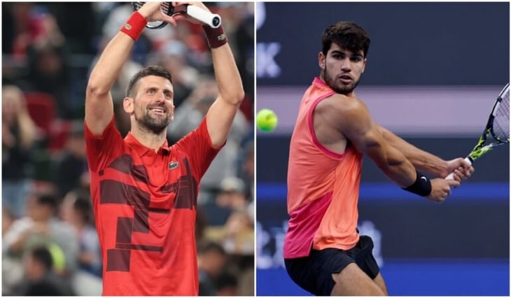 Novak Djokovic y Carlos Alcaraz avanzan a cuartos de final del Masters 1000 de Shanghái