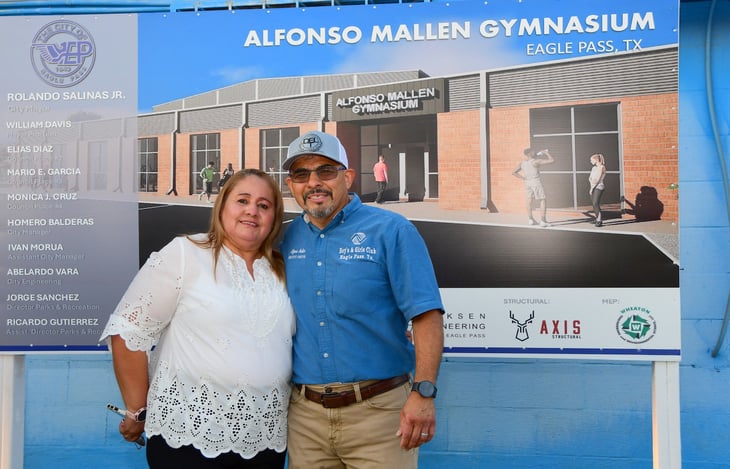 Finalizará en agosto del 2025 construcción de gimnasio en Eagle Pass