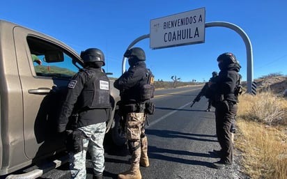 Intensifica blindaje de seguridad Coahuila en entradas con otros estados