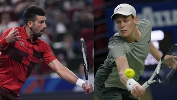 Jannik Sinner y Novak Djokovic se enfrentarán en la Final del Master de Shanghai