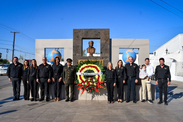 Ceremonia conmemorativa del Descubrimiento de América en Piedras Negras