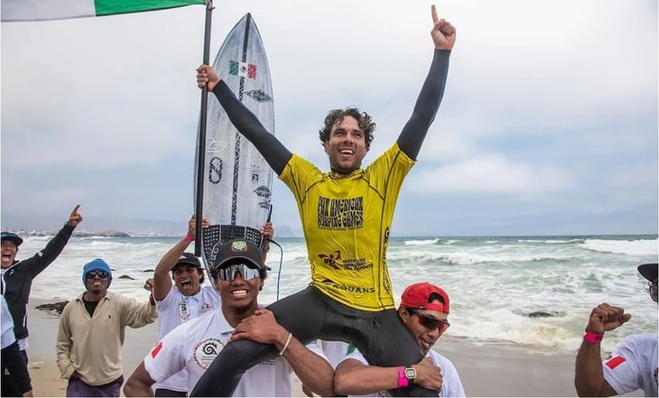 El surfista mexicano Sebastián Williams se convierte en campeón continental en Perú