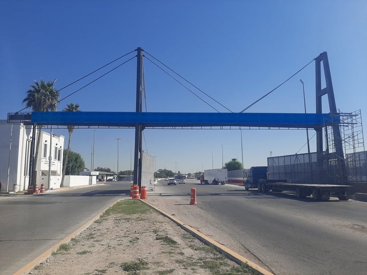 Restricción del acceso peatonal en el Puente Internacional Dos