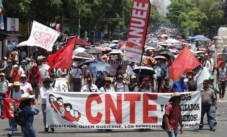 CNTE pide a Sheinbaum derogar reforma educativa