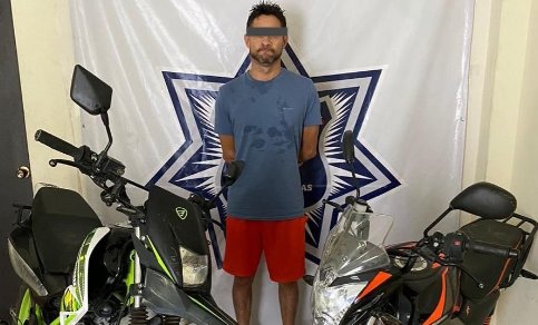 Detienen a sujeto por robo de motocicletas en Piedras Negras 