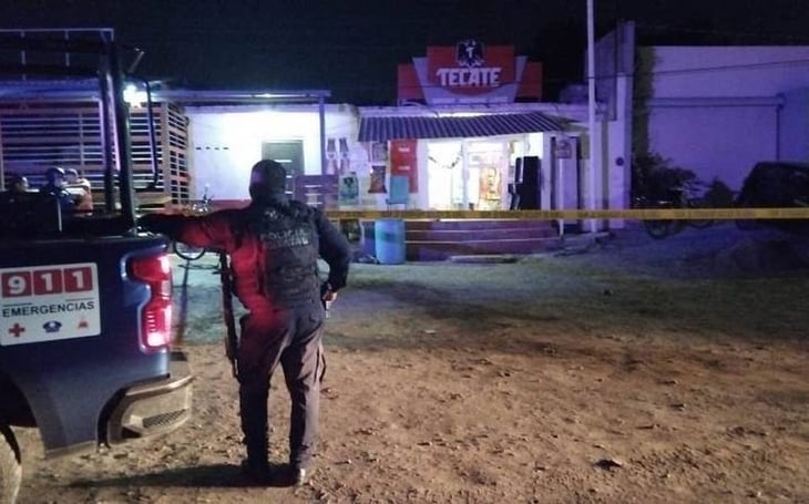 Ataque a balazos en expendio de cerveza deja 3 heridos en Sinaloa