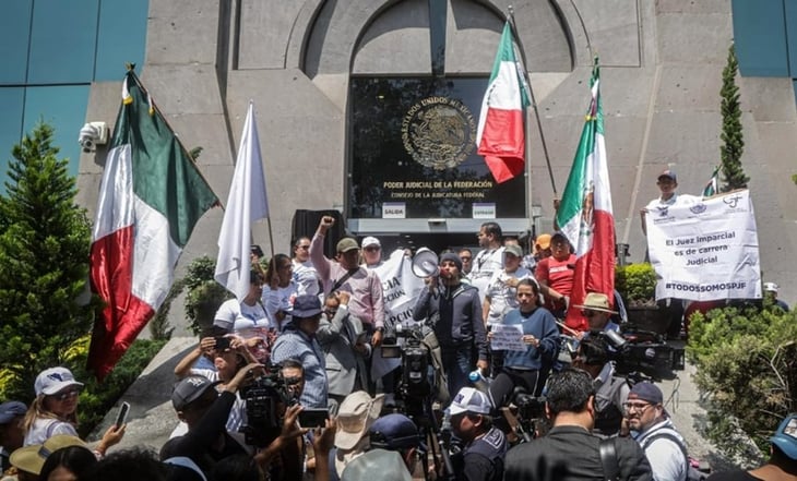 Poder Judicial continúa paro de labores; Jufed informa que 809 juzgadores lo piden