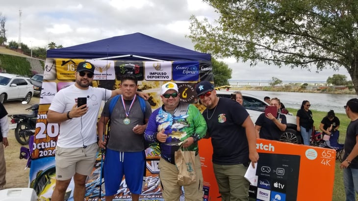 Exitoso torneo de pesca en el río Bravo