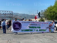 Así se vive la marcha por la libertad y justicia del Poder Judicial