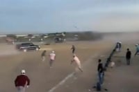 Atropellan a dos personas tras final de partido de futbol en Guanajuato