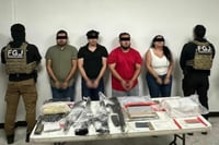 Cae 'La Conta' y tres presuntos del Cártel del Golfo en Tamaulipas
