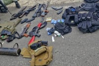 Seis detenidos y arsenal asegurado en operativo militar en Chiapas