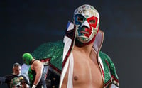 Así fue el momento en el que El hijo de Dr. Wagner Jr. casi pierde su mascara en Halloween Havoc