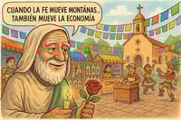 Caricatura editorial - San Juditas impulsa la fe y la economía local
