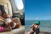 Cazzu disfruta México con su hija Inti durante gira